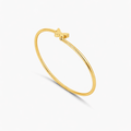 Women's Bracelet 10K Gold Butterfly Bangle Bracelet Pochy Jewelry in Miami