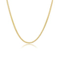 4mm Solid Machine - Made Cuban Link Chain – Gold - Machine - made Cuban Link Necklace - Laurita Jewelry