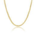 6mm Solid Machine - Made Cuban Link Chain – Gold - Machine - made Cuban Link Necklace - Laurita Jewelry