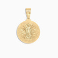 10K Gold Round Saint Lazarus Medal Pendant – Religious Jewelry - Pendants - Laurita Jewelry